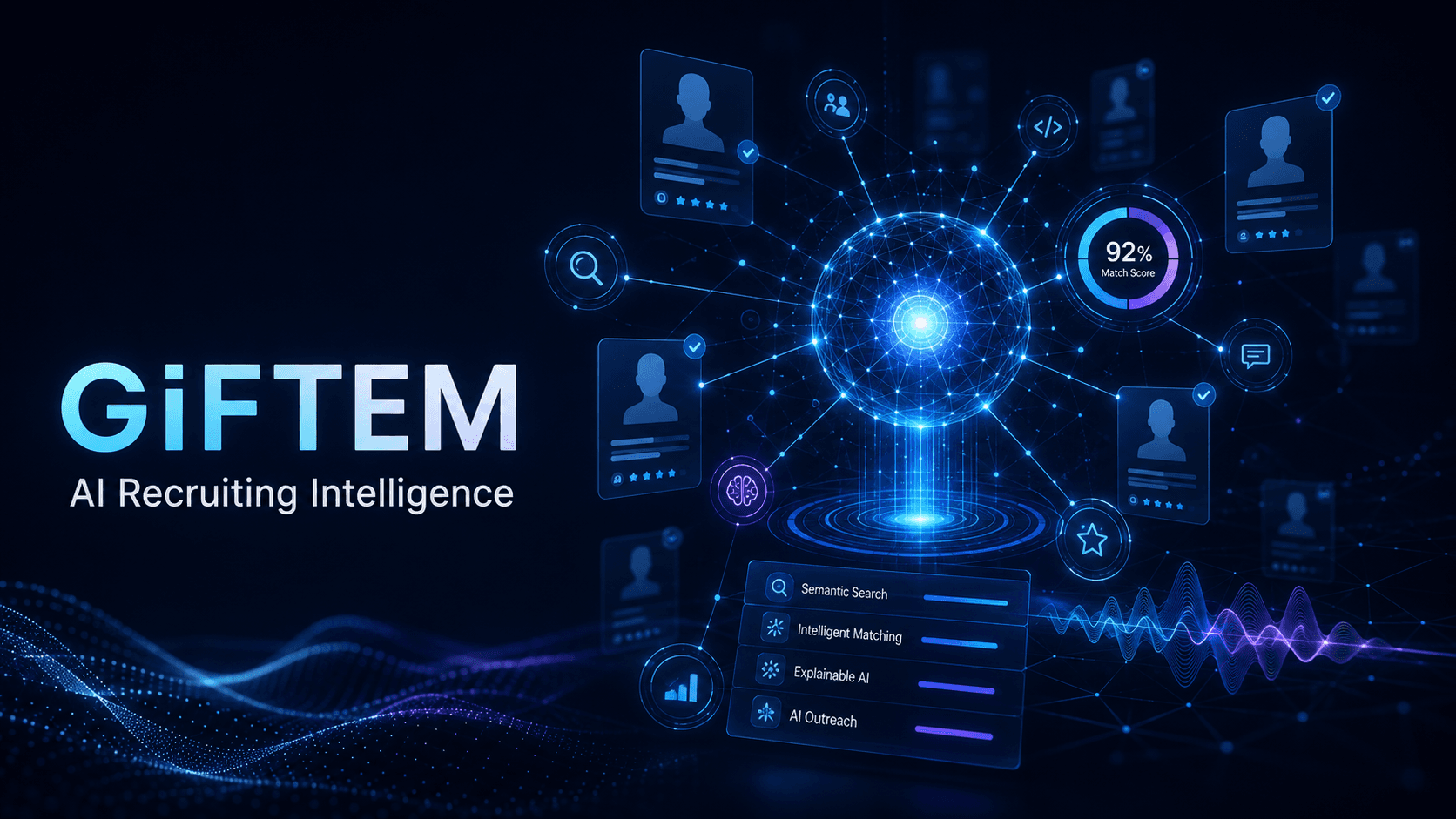 GiFTEM — AI-Powered Recruiting Intelligence Platform project preview